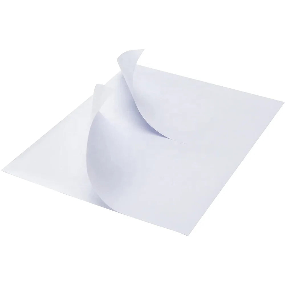 Good Permanent BOPP Water Activated Warning Glue Half Sheet Self Adhesive Shipping Labels for Laser & Inkjet Printers