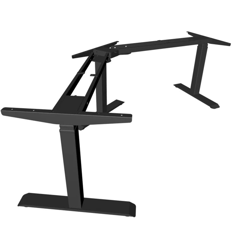 Ergonomic Standing Desk Office Furniture Height Adjustable Electric Telescopic Lift Column Office Desk With 3 Motor
