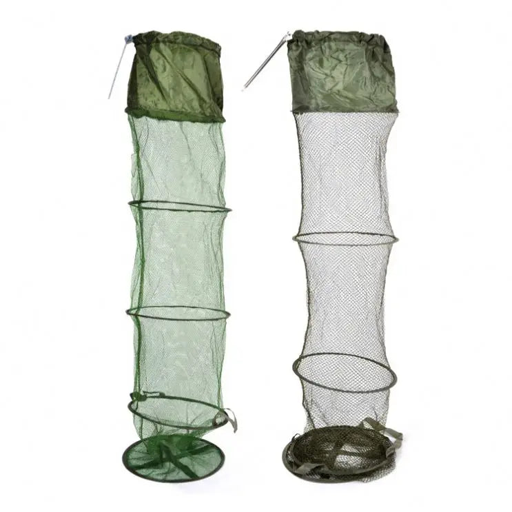 Five-layer Nylon Folding Fish Basket Trap Net Fish Guard Fine Hole Coarse Hole Fishing Tool