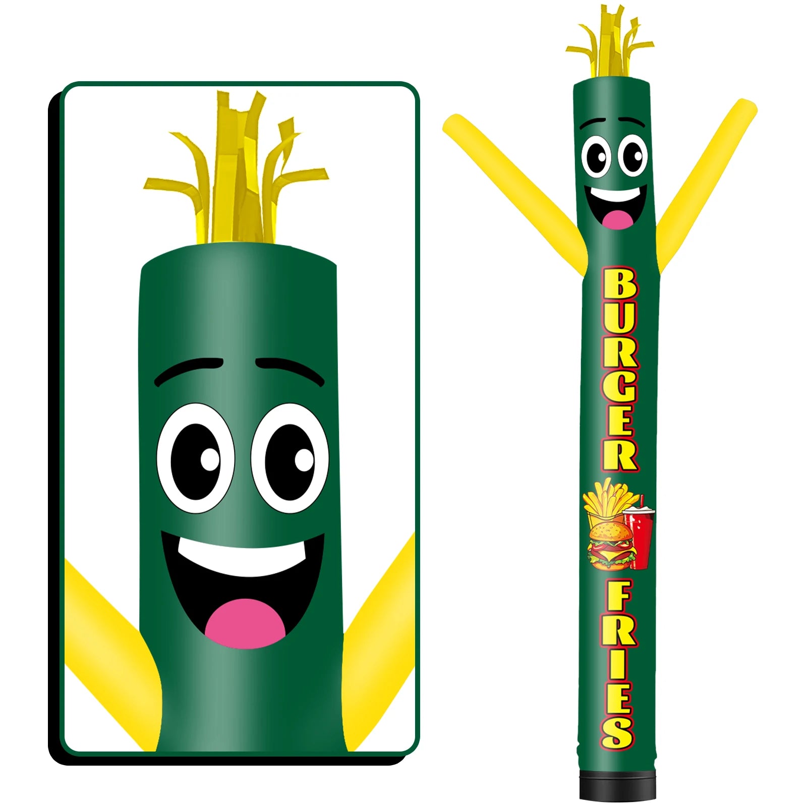 Professional Supplier 8m Inflatable Tube Man Sky Air Dancer Dancing Man Custom Logo 210D Oxford Cloth for Events Advertising