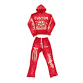 DCY Custom Clothing Manufacturers 100% Cotton Plain Unisex Hoodie Set All SizeCotton Men'S TracksuitFlared Hoodie Sets