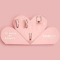 Heart Shaped Advent Calendar Gift Box for Cosmetics Custom for Valentine Mother Day Christmas Year Round Luxury Beauty Gift Set