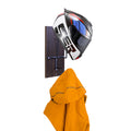 Motorcycle Helmet Wall Mount Holder  Heavy-Duty ABS/Steel  Universal Fit for Full Face/Open Face Helmets  Quick Release Design