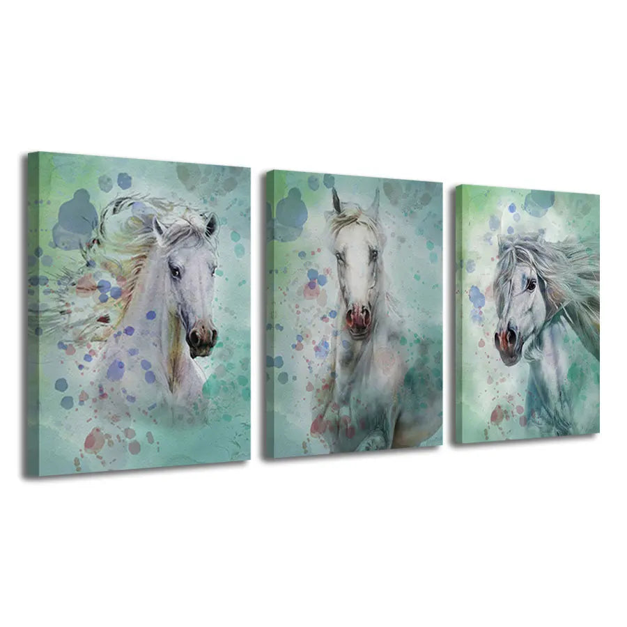 Original Art Factory Wholesale Highly Rated OEM&ODM Digital Printing Canvas Horse Portrait Landscape Wall Painting Home Decor