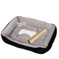 Wholesale Winter Warm Plush Washable Cat Dog Cushion Bed Soft square Shape Puppy House for Small Pets