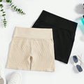 FLW Active Wear Gym Fitness Running Shorts High Elastic Breathable Lightweight Seamless Quality Solid Plus Elastic Waist Print