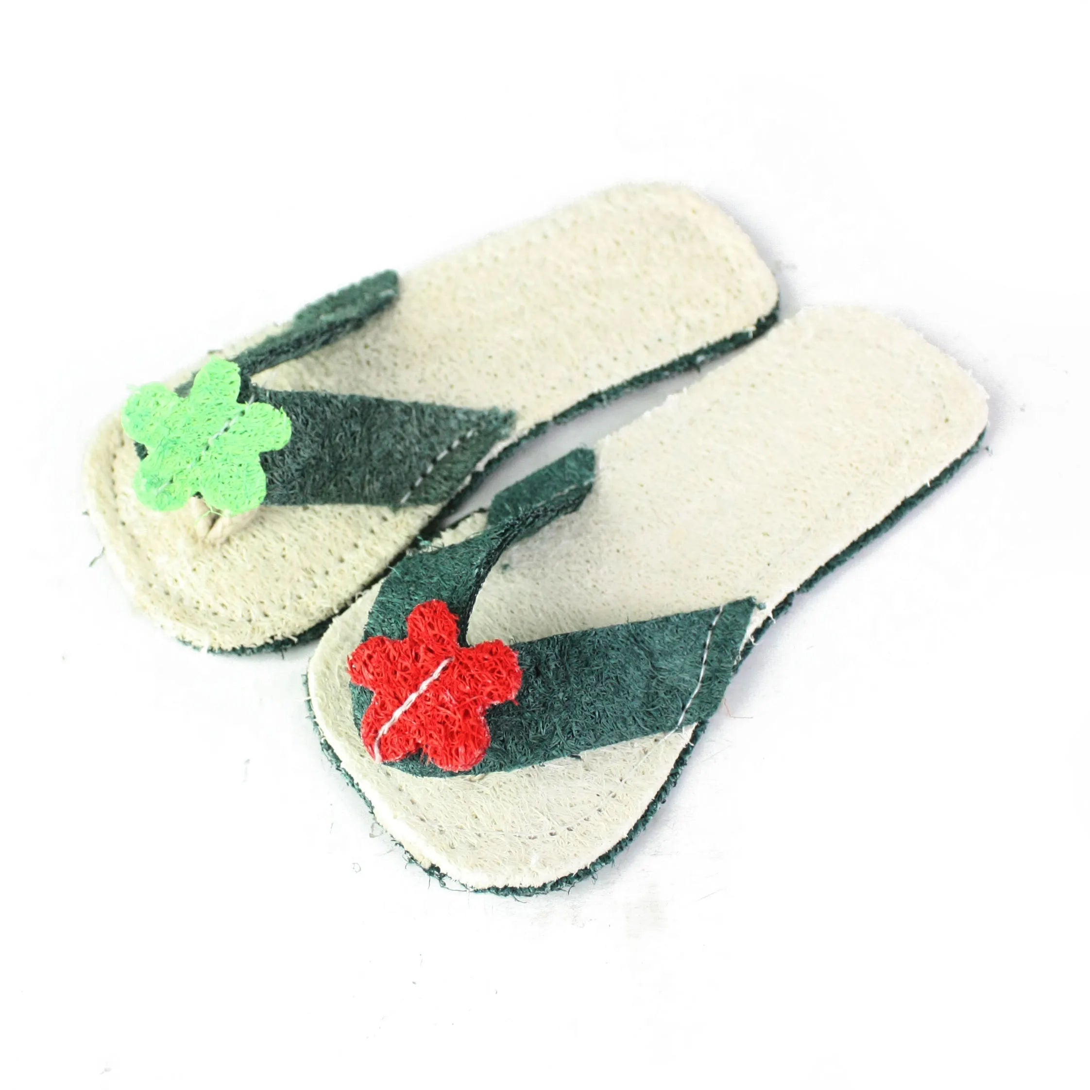 Teddy Pet Eco-Friendly Dog Toothbrushing Supplies Natural Loofah Flip-Flops Nibble Teeth