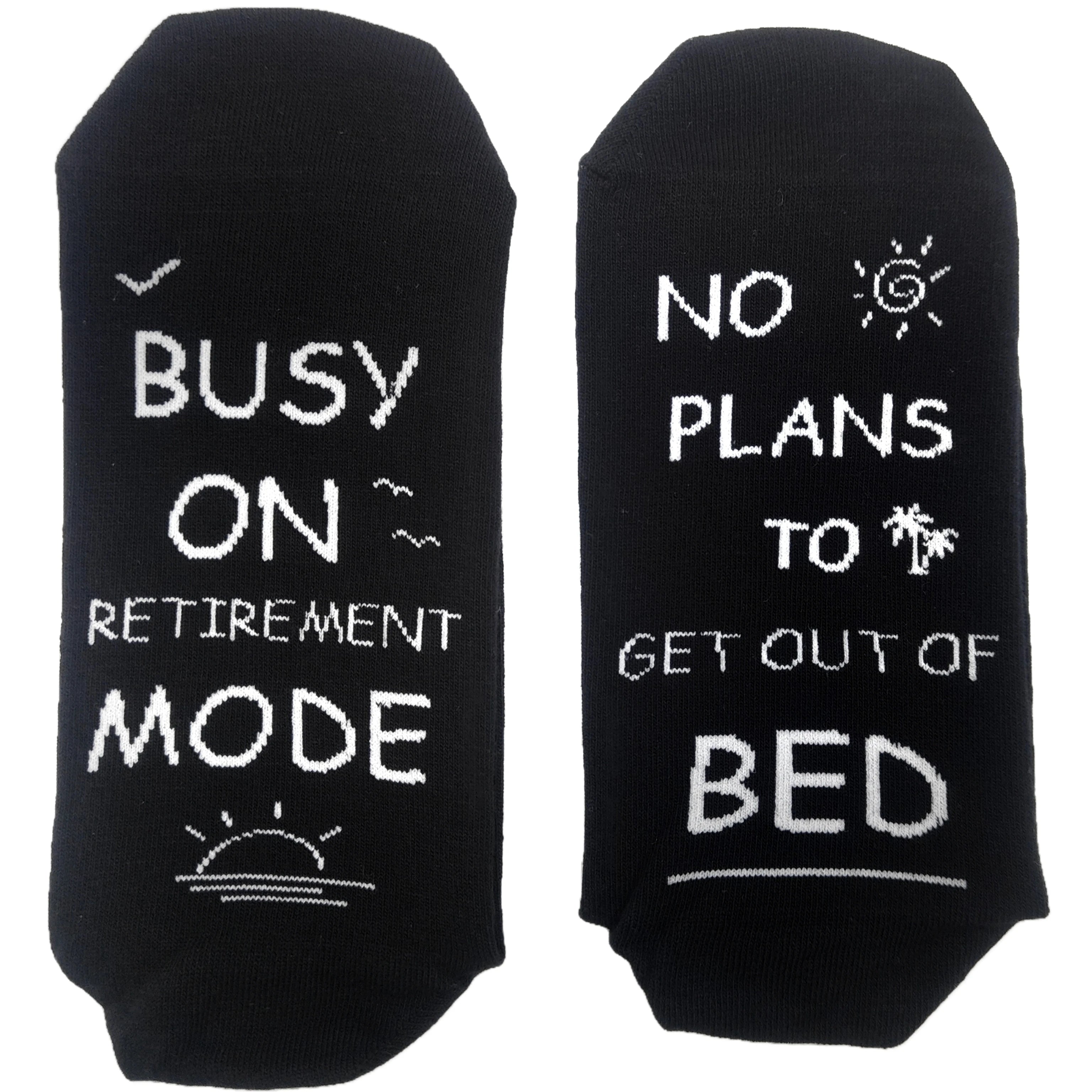 Retirement Theme Socks Cotton Comfortable and Funny Socks Gift Funny and Fashionable Retirement Socks