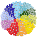 Big Irregular Modern Ceramic Mosaic Tiles 6mm Thick DIY Craft Supplies for Garden & Home Decoration