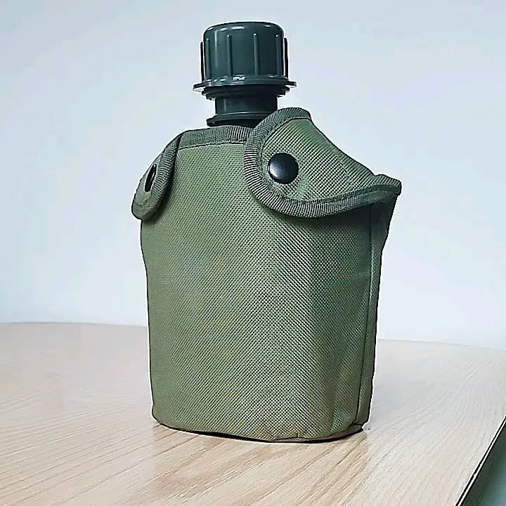 Camping Tactical 1L Outdoor Hiking Water Bottle Canteen Kettle Tumblers with Customized Color Available OEM Brand