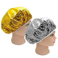 Factory Price Heat Insulating Hat Aluminum Foil Bath Hoods Nourishing Dry Disposable Shower HAT Baking Oil Hair Streaking Cover