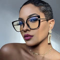 Fashionable New TR90 Anti-blue Light Glasses Personality Trend Glasses Frame Female