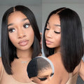 Raw Vietnamese Hair Vendors Pre Plucked Natural Hairline HD Lace Glueless Double Drawn100%  Human Hair Bob Wigs for Black Women