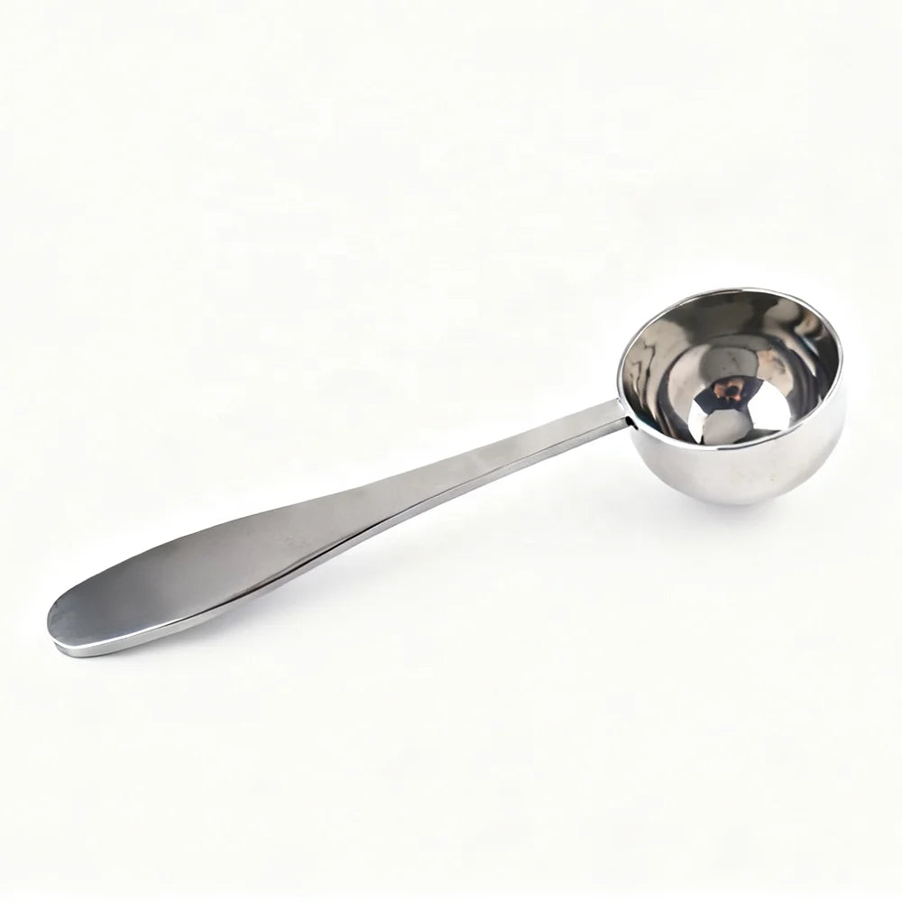 Custom 304 Stainless Steel Loose Leaf Tea Spoon Silver & Gold Coffee Scoop