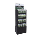 Modern Foldable Cardboard Floor Standing Display Stand Coffee Display Rack for Coffee Packs