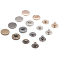 Eco-Friendly Recycled Material Metal Snap Button Sustainable Snap for Green Fashion Branded Apparel Ethical Clothing