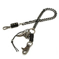 Vintage Mens Heavy Metal Trucker Biker Keychain Key Jean Wallet Chain Gift Metal Jean Key Chain Roll for Men Women
