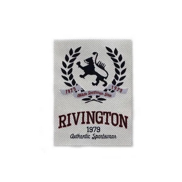 Private Woven Labels for Clothing Custom Eco-Friendly Woven Tags & Roll Shapes