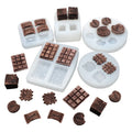 HY Variety of DIY Cream Biscuit Silicone Mold Glaze Cake Decoration Chocolate Sandwich Waffle Mold Hand Made Cake Mould