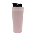 Beauchy 750ml Metal Stainless Steel Vacuum Flask Water Shaker Cup Insulated Protein Shaker Bottle