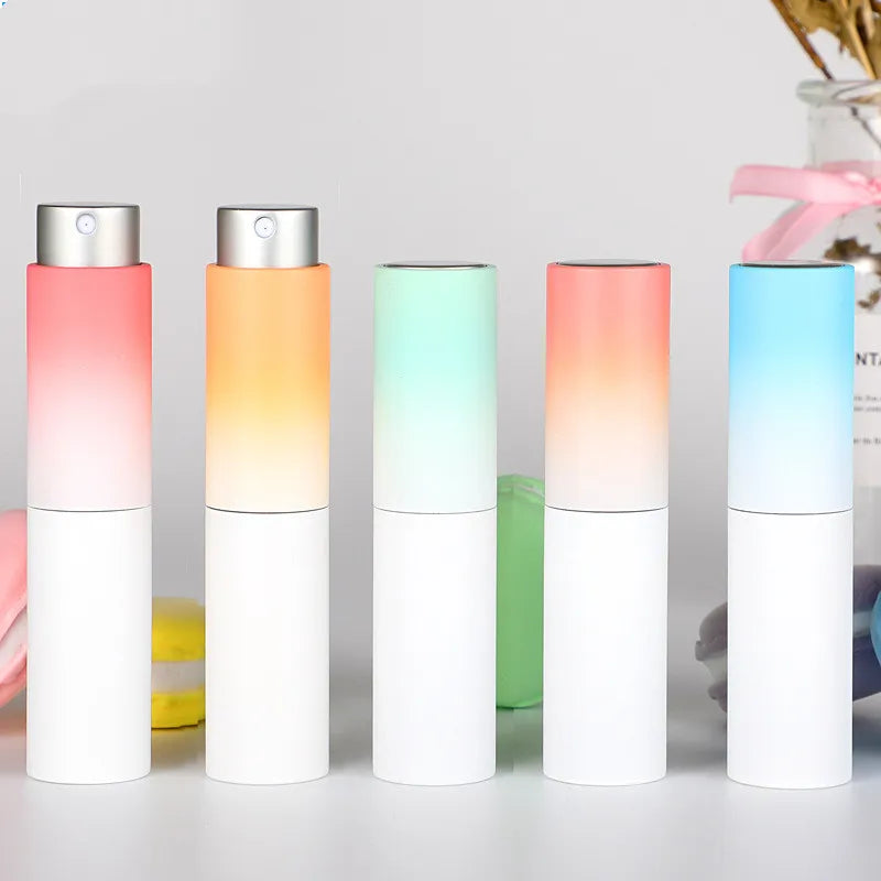 Perfume Subpackage Rotary Oral Spray Portable Travel Spray Bottle 8ml High-grade Makeup Glass Empty Bottle