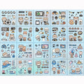 100Sheet/Bag Cute Cartoon for Diary Hand Account Decoration DIY Kawaii Stickers for Children Student Scrapbooking DIY