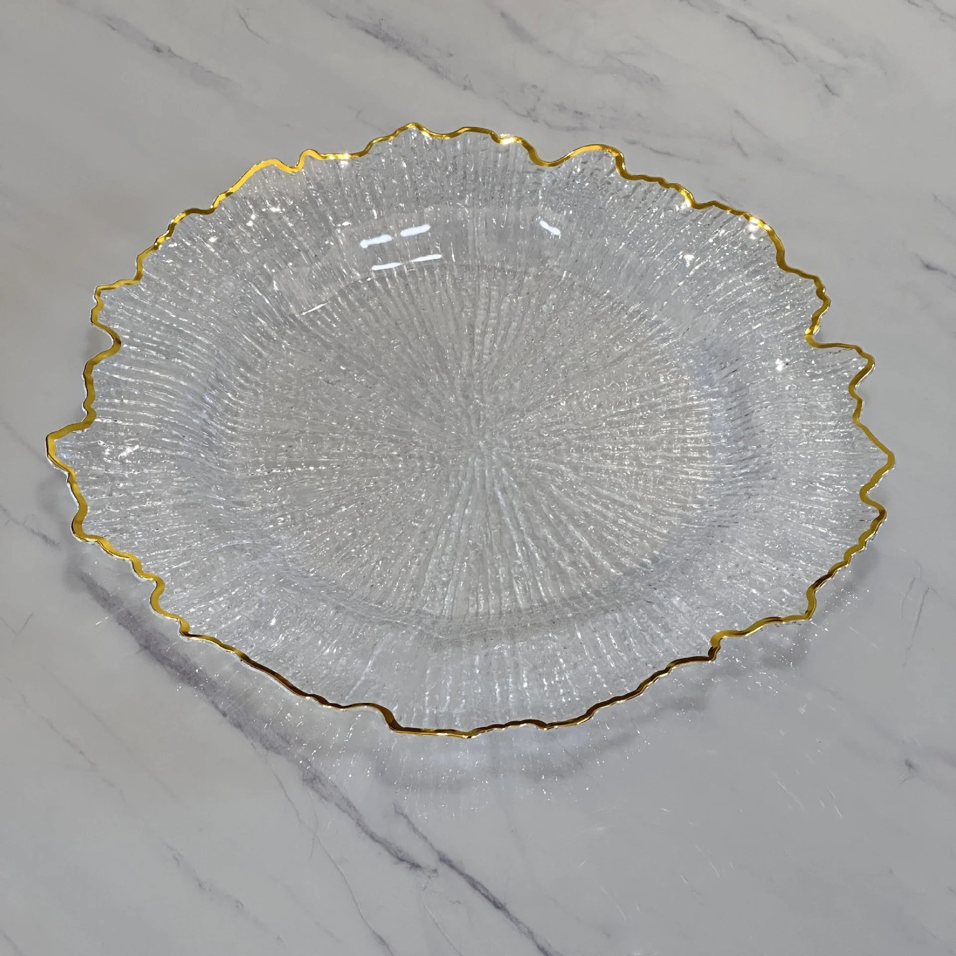 2026 Wholesale clear Charger Plate for Wedding Decoration