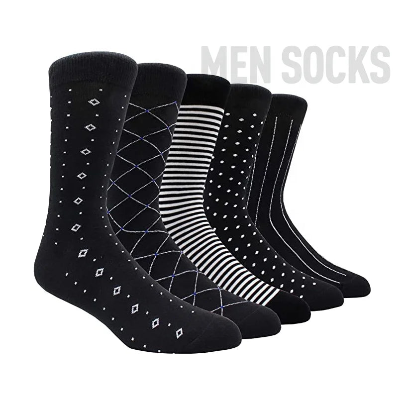 Low Moq Fashion Men Socks 100% Cotton Crew Dress Socks for Man Socks With logo From China