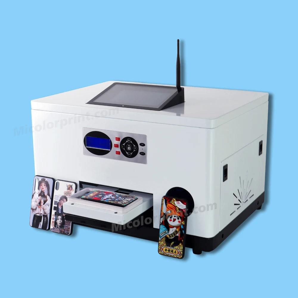 Online Custom Mobile Phone Case Printer H5 Web Edit Graphic Single Head Digital Printing Mobile Cover Machine