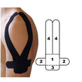 Kinesiology Tape Precut - for Shoulders Arms Back Pain LegsPain Relief Muscle Therapy Wear Proof - K Tape