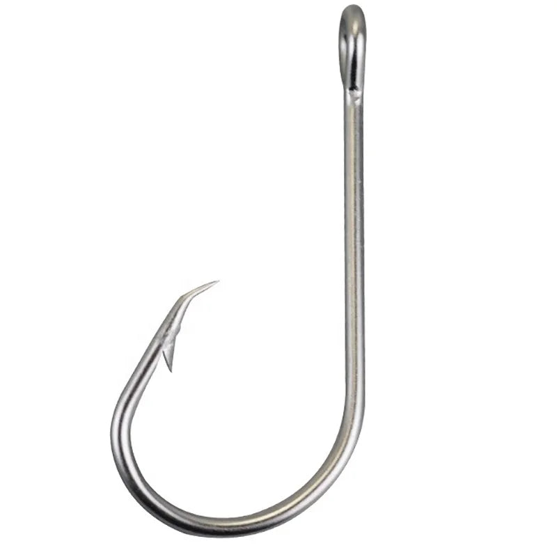 Super Durable Stainless Steel SS39977 Single Ring Sea Fishing Hook for Fishing