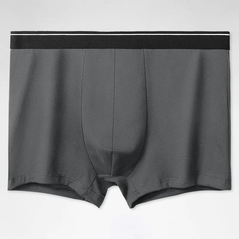 Cotton Fabric Seamless Underwear Panties for Men Breathable Mid-waist Boxer Skin Friendly Perfect for Daily & Sport Wear