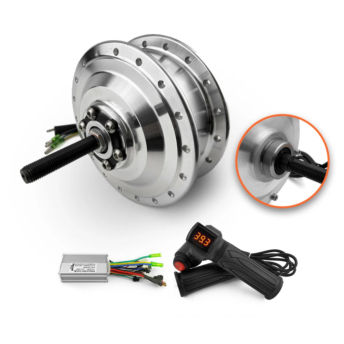 24V 36V 250W Brushless Electric Bike Hub Motor Cyc X1 Pro Ebike Kit