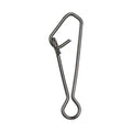 TAKEDO 100PCS/BAG 000# - 8# Fishing Snap Connector Hooked Snap Stainless Steel Center Pin Coastlock Square Snap