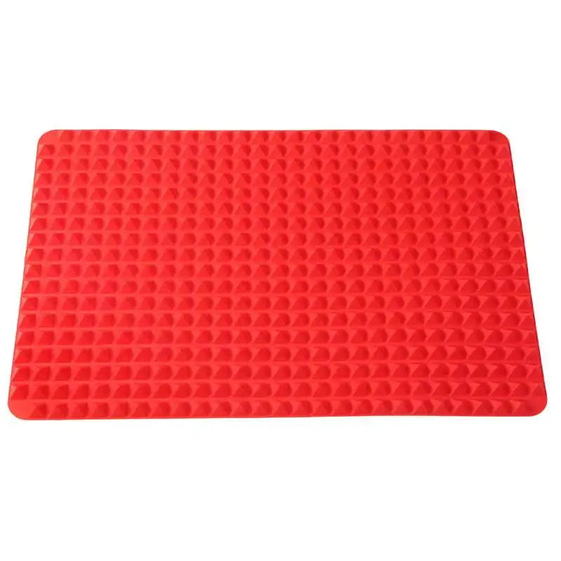 Food Grade Pyramid Baking Sheet Oven Drain Oil Pad Heat-Resistant Easily Clean Non-Stick Silicone Baking Mat for Cooking