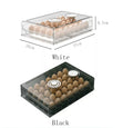 Stackable 2-tier Fridge Egg Organizer Egg Drawer Storage Bin Plastic