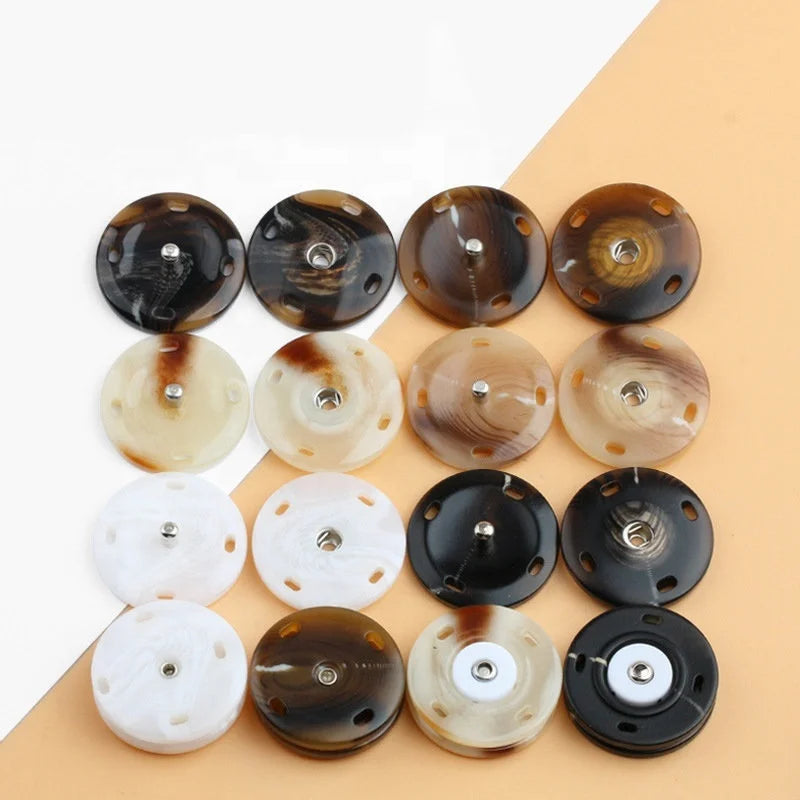 Meetee CN157 18/21/25mm Garment Sewing Accessories Sweater Trench Coat Decoration DIY Backpack Jacket Four Hole Resin Button
