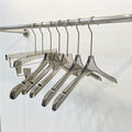 Custom Clear Plastic Luxury Acrylic Clothes Hanger Crystal Acrylic Hangers for Clothes
