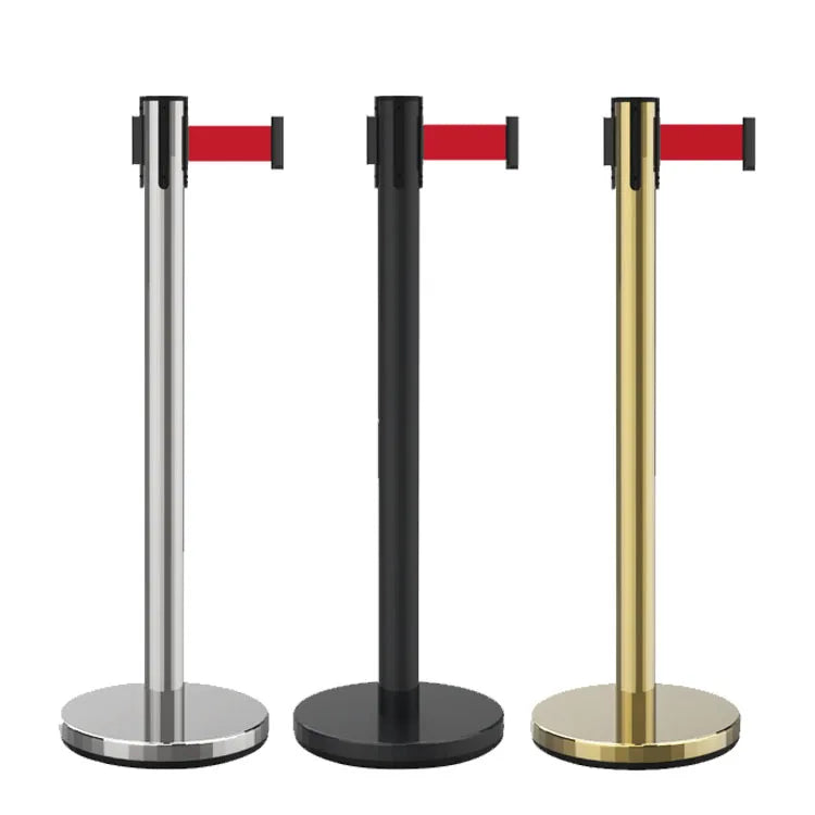 Hot Selling 2M Queue Retractable Belt Barrier Public Safety Crowd Control Stanchions Traffic Barriers