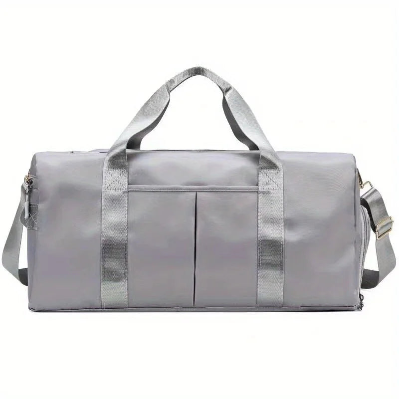 2024 New Oxford Cloth Gym Yoga Bag Fashionable Zipper Casual Weekend Shoulder Bag Including Shoe Compartment for Travel Fitness