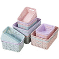 Underwear Storage Box Kitchen Organizer Clothes Toys Storage Bins Plastic Desktop Hollow Storage Basket