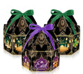 12pcs/Pack Modern Hexagon Ramadan Gift Boxes Eid Mubarak Candy Chocolate Packaging Paper Muslim Party Decorations Supplies