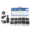 NINDEJIN 320PCS Nylon Male Female Hex Standoff Kit M2 M2.5 M3 M4 Insulation Spacer Set Model HSNL-LJ-GLZ