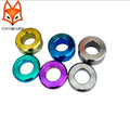 New Style Gr5 5/7.5/10/12.5mm Rainbow Titanium Radial Brake Caliper Spacers Washer Gasket Fasteners for Motorcycle Modified