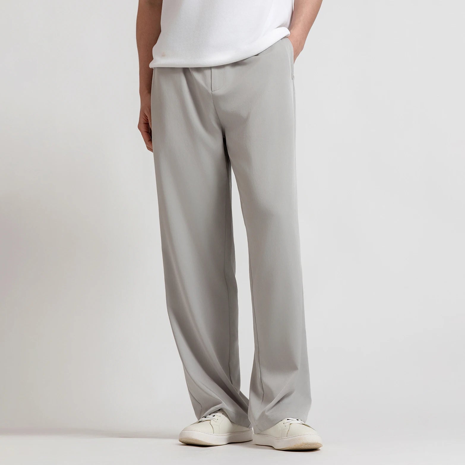 2025 Loose Lazy Wind Men's Straight Casual Summer Pants Comfortable Breathable Lightweight Customizable Spot Light Soft Material