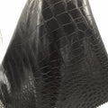 PFAS FREE Neoteric Recycled Custom PU Leather Material Crocodile Embossed Fabric with TC Backing for Clothing Gloves Dresses