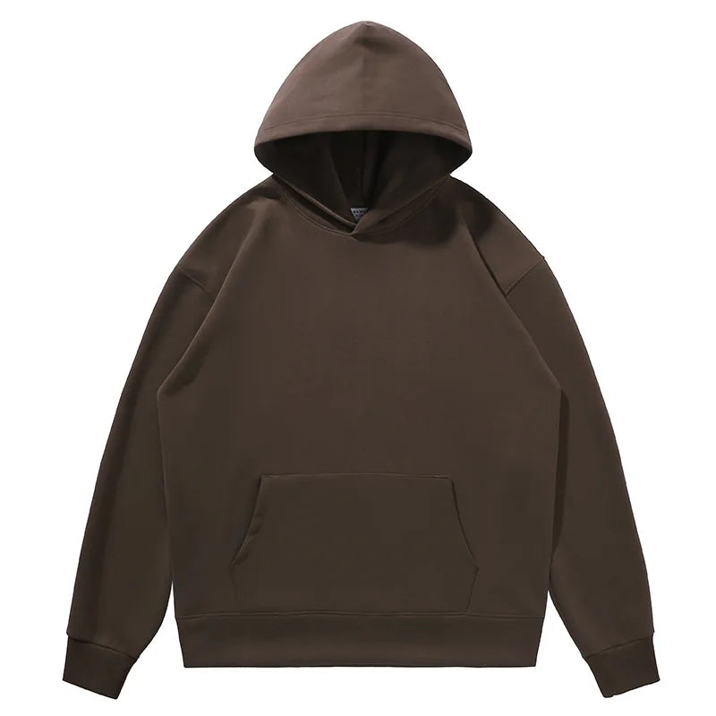 Wholesale 380 Grams Heavyweight Cotton Hoodies Custom Oversized Hoodies for Men