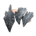 Wholesale Natural Bulk Crystal Feather Shaped Raw Black Kyanite