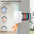 KCvents VT501 Home Use Wall-mounted Heat Recovery Ventilation System With Tuya App Remote Control Recuperator