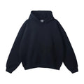 Unisex Luxury 100% Cotton Pullover Sweatshirt Fashion Streetwear Custom Logo Embroidery Autumn Plain Hoodie Custom Logo